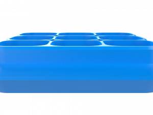 crate unity 06 for 9 cans 350ml Modèles 3D en vedette