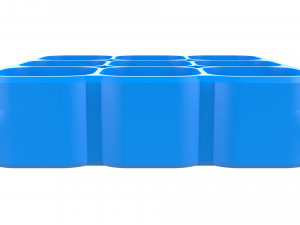 crate unity 06 for 9 cans 350ml Modèles 3D en vedette