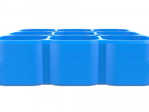 crate unity 06 for 9 cans 350ml 3D Print Model