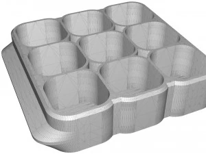 crate unity 06 for 9 cans 350ml 3D Print Model