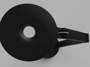 momax ql8 smart desk lamp black 3D Model