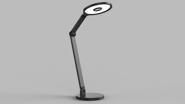 momax ql8 smart desk lamp dark gray 3D 모델 .c4d .max .obj .3ds .fbx .stl .blend 