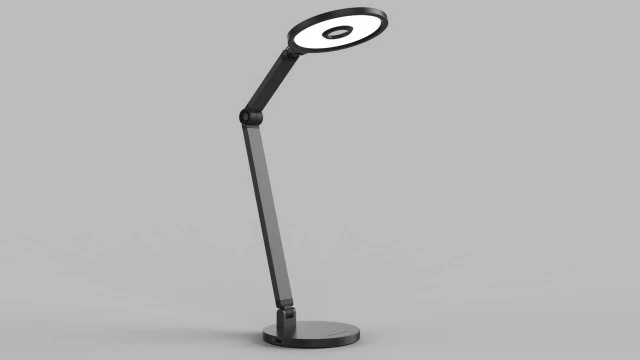 momax ql8 smart desk lamp dark gray 3D Model .c4d .max .obj .3ds .fbx .stl .blend 