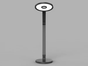 momax ql8 smart desk lamp dark gray 3D Model