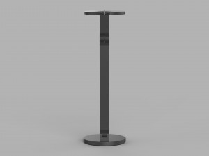 momax ql8 smart desk lamp dark gray 3D 모델