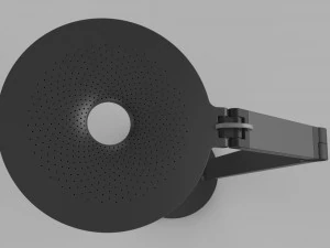 momax ql8 smart desk lamp dark gray 3D Model