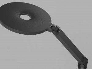 momax ql8 smart desk lamp dark gray 3D 모델