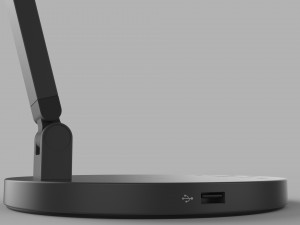 momax ql8 smart desk lamp dark gray 3D 모델