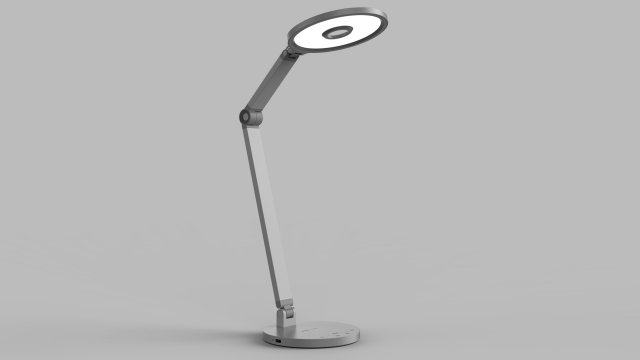 momax ql8 smart desk lamp light gray 3D in