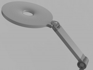 momax ql8 smart desk lamp light gray Model 3D