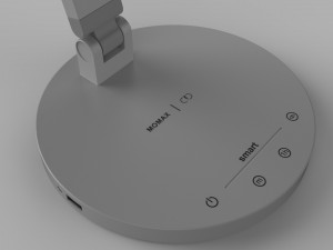 momax ql8 smart desk lamp light gray Model 3D