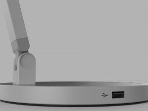 momax ql8 smart desk lamp light gray Model 3D