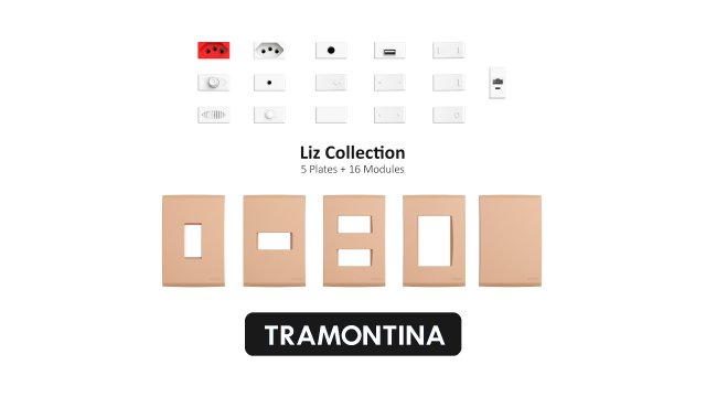 tramontina liz collection old gold Modelo 3D .c4d .max .obj .3ds .fbx .stl .blend 