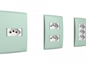 tramontina liz collection slate green 3D Model