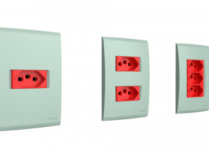 tramontina liz collection slate green 3D Model
