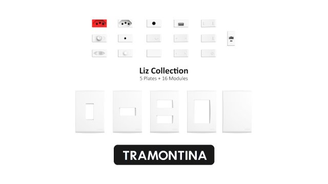 tramontina liz collection white 3D Model .c4d .max .obj .3ds .fbx .stl .blend 