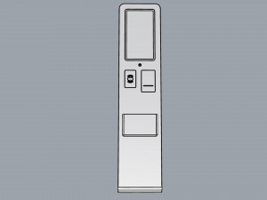 ground totem self service 04 Modèle 3D