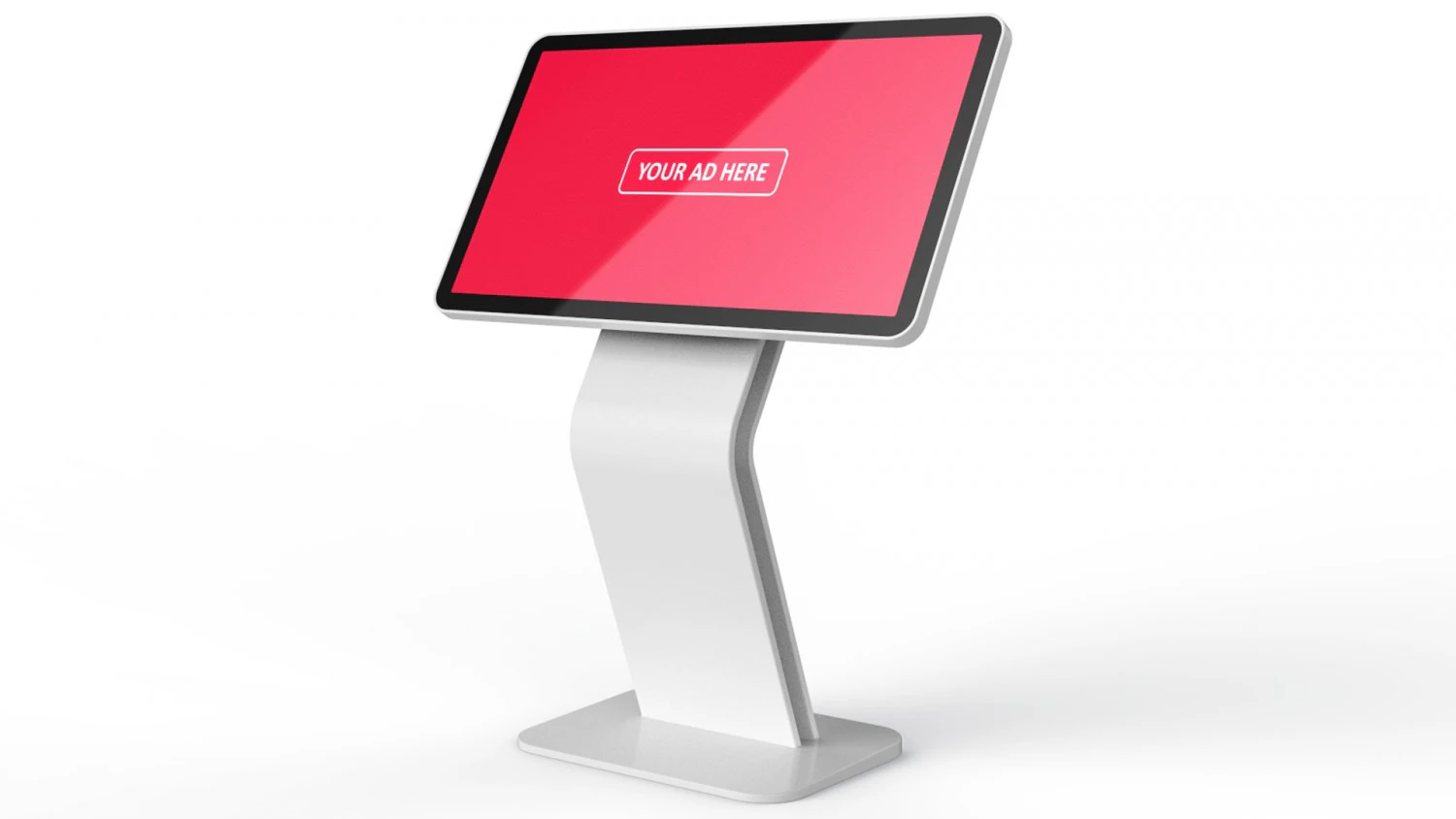 horizontal totem self service 01 3D Model .c4d .max .obj .3ds .fbx .stl .blend 