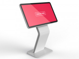 horizontal totem self service 01 Modèle 3D