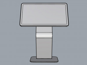 horizontal totem self service 01 Modèle 3D