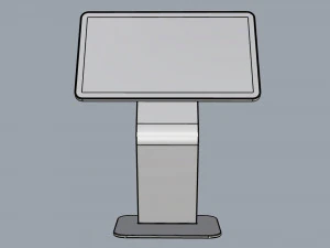 horizontal totem self service 01 3D Model