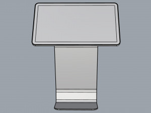 horizontal totem self service 02 3D Model