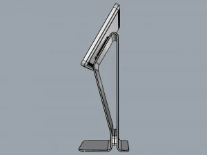 totem orizzontale self service 02 Modello 3D