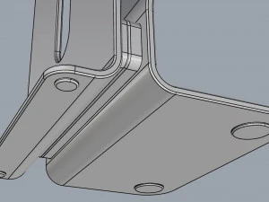 totem orizzontale self service 02 Modello 3D