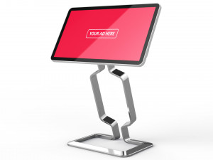 horizontal totem self service 03 3D Model