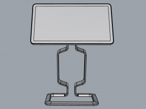 horizontal totem self service 03 3D Model