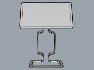 horizontal totem self service 03 3D Model