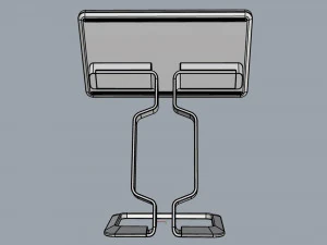 horizontal totem self service 03 3D Model