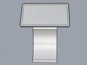 horizontal totem self service 04 Modèle 3D