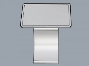 horizontal totem self service 04 3D Model