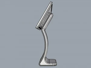 horizontal totem self service 04 3D Model