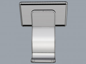 horizontal totem self service 04 Modèle 3D
