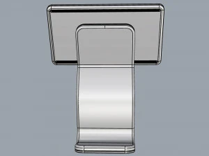 horizontal totem self service 04 3D Model