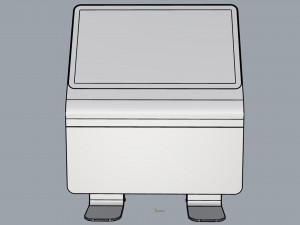 horizontal totem self service 05 3D Model