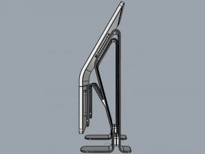 horizontal totem self service 05 3D Model
