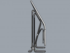 horizontal totem self service 05 3D Model