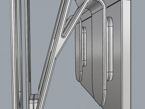 horizontal totem self service 05 3D Model