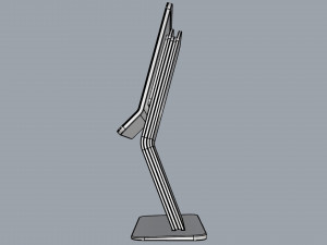 horizontal totem self service 06 Modèle 3D