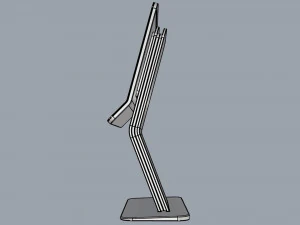 horizontal totem self service 06 3D Model