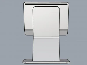 horizontal totem self service 06 3D Model