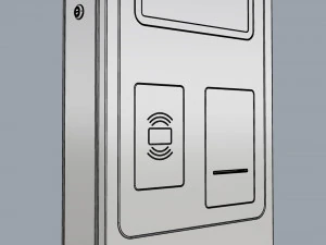 wall totem self service 02 3D Model