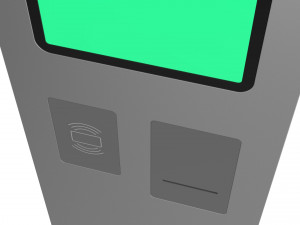 wall totem self service 03 Model 3D