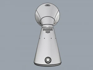 mykie robot gray 3D Model