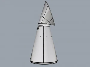 mykie robot gray 3D Model