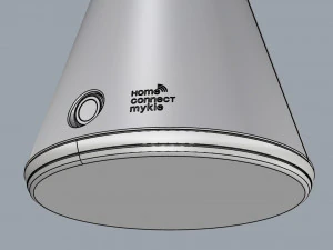 mykie robot gray 3D Model