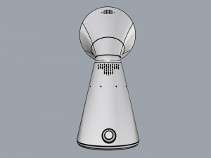 mykie robot white 3D 模型